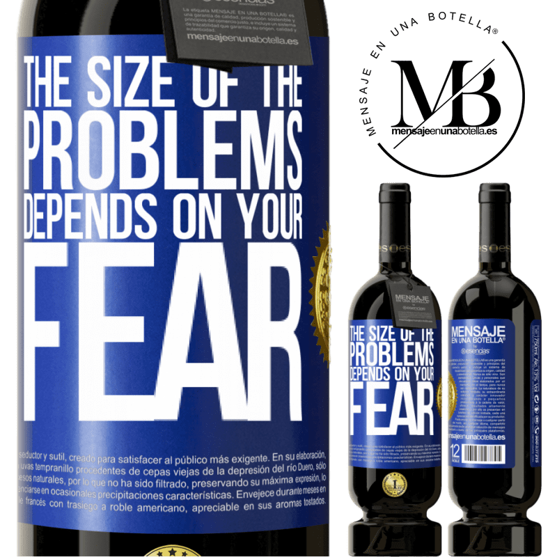 29,95 € Free Shipping | Red Wine Premium Edition MBS® Reserva The size of the problems depends on your fear Blue Label. Customizable label Reserva 12 Months Harvest 2014 Tempranillo