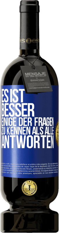 «Es ist besser, einige der Fragen zu kennen als alle Antworten» Premium Ausgabe MBS® Reserve