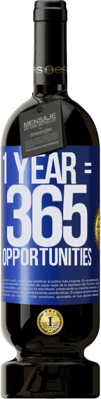 49,95 € | Rotwein Premium Ausgabe MBS® Reserve 1 year 365 opportunities Blaue Markierung. Anpassbares Etikett Reserve 12 Monate Ernte 2014 Tempranillo