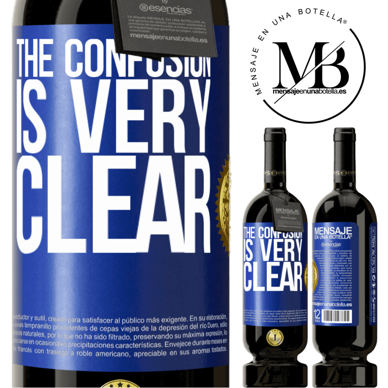 29,95 € Free Shipping | Red Wine Premium Edition MBS® Reserva The confusion is very clear Blue Label. Customizable label Reserva 12 Months Harvest 2014 Tempranillo