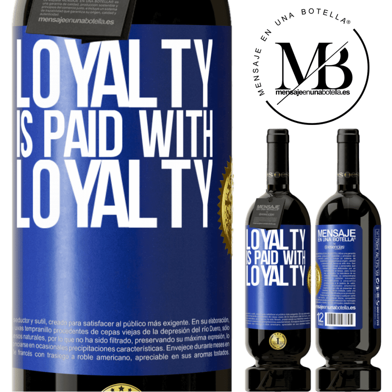 29,95 € Free Shipping | Red Wine Premium Edition MBS® Reserva Loyalty is paid with loyalty Blue Label. Customizable label Reserva 12 Months Harvest 2014 Tempranillo