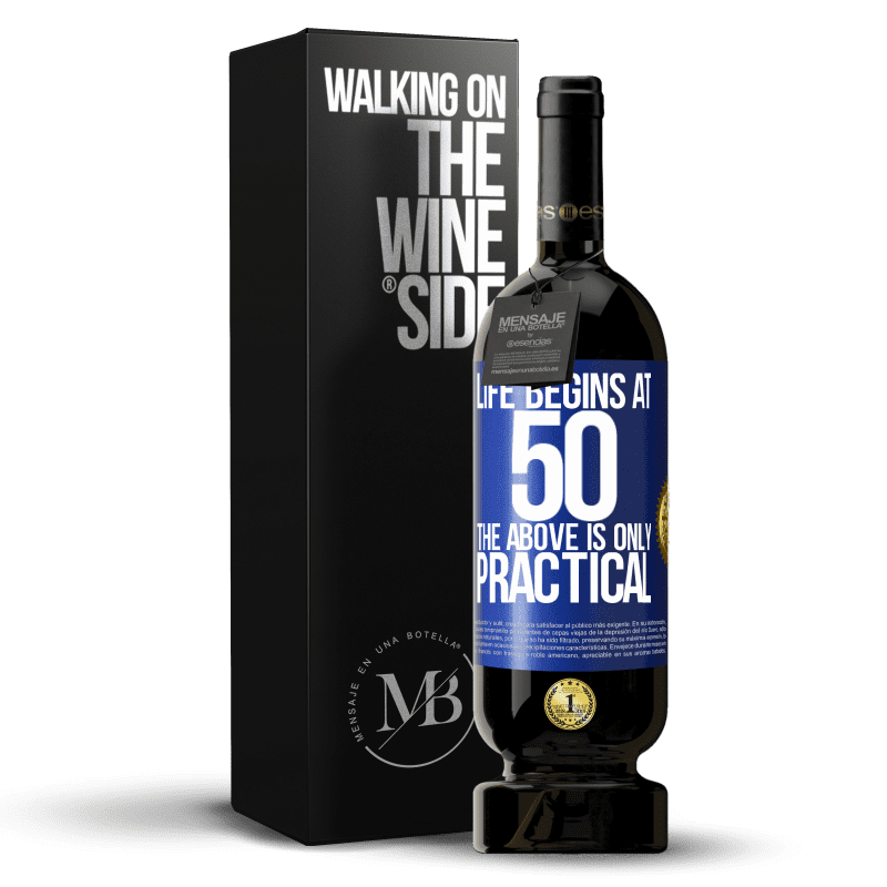 49,95 € Free Shipping | Red Wine Premium Edition MBS® Reserve Life begins at 50, the above is only practical Blue Label. Customizable label Reserve 12 Months Harvest 2014 Tempranillo