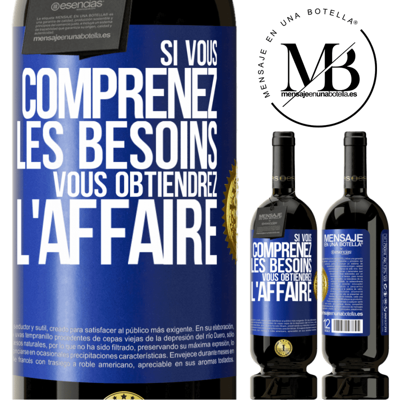 49,95 € Envoi gratuit | Vin rouge Édition Premium MBS® Réserve Si vous comprenez les besoins vous obtiendrez l'affaire Étiquette Bleue. Étiquette personnalisable Réserve 12 Mois Récolte 2016 Tempranillo
