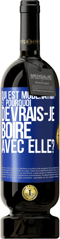 49,95 € Envoi gratuit | Vin rouge Édition Premium MBS® Réserve Qui est modération et pourquoi devrais-je boire avec elle? Étiquette Bleue. Étiquette personnalisable Réserve 12 Mois Récolte 2016 Tempranillo