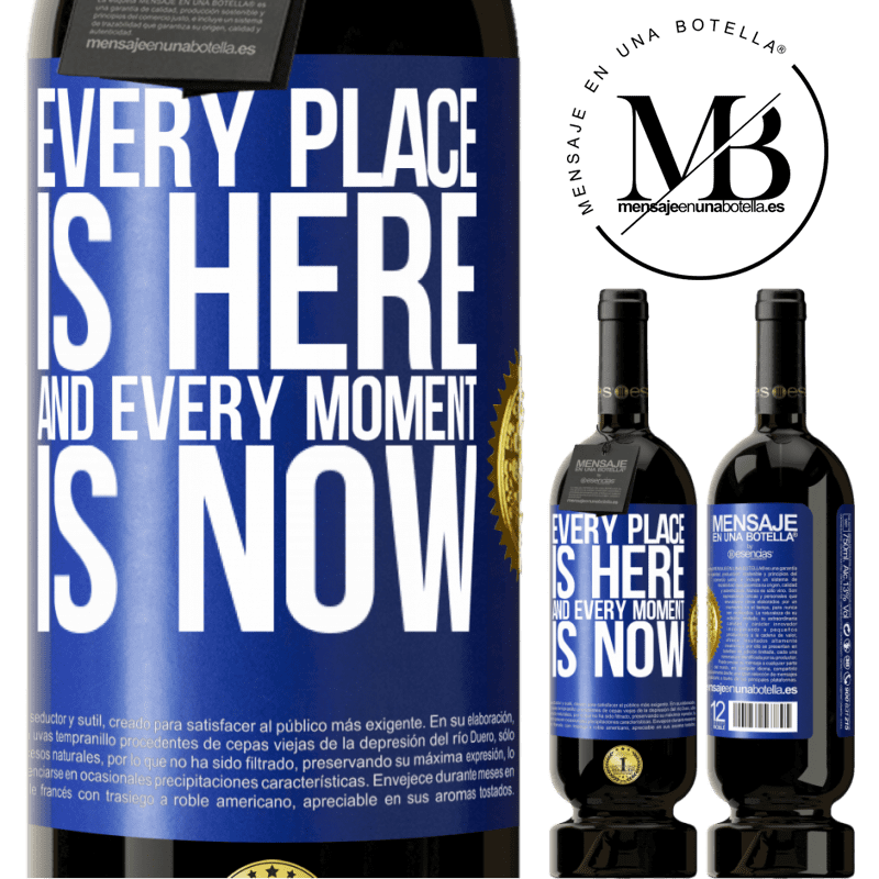 29,95 € Free Shipping | Red Wine Premium Edition MBS® Reserva Every place is here and every moment is now Blue Label. Customizable label Reserva 12 Months Harvest 2014 Tempranillo