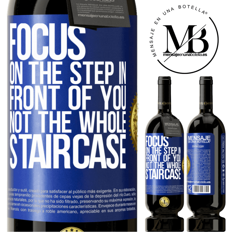 29,95 € Free Shipping | Red Wine Premium Edition MBS® Reserva Focus on the step in front of you, not the whole staircase Blue Label. Customizable label Reserva 12 Months Harvest 2014 Tempranillo
