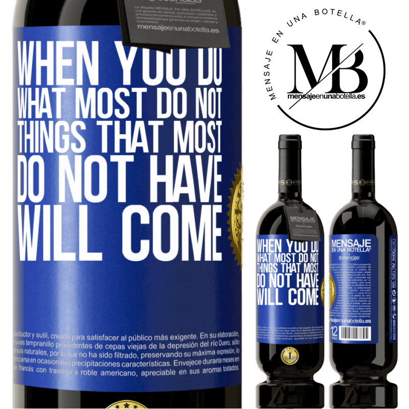 29,95 € Free Shipping | Red Wine Premium Edition MBS® Reserva When you do what most do not, things that most do not have will come Blue Label. Customizable label Reserva 12 Months Harvest 2014 Tempranillo