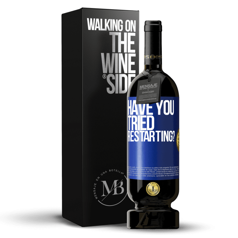 49,95 € Free Shipping | Red Wine Premium Edition MBS® Reserve have you tried restarting? Blue Label. Customizable label Reserve 12 Months Harvest 2014 Tempranillo