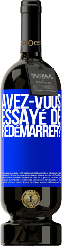 49,95 € Envoi gratuit | Vin rouge Édition Premium MBS® Réserve avez-vous essayé de redémarrer? Étiquette Bleue. Étiquette personnalisable Réserve 12 Mois Récolte 2016 Tempranillo