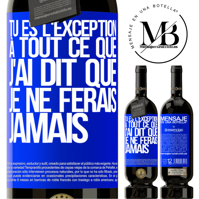 «Tu es l'exception à tout ce que j'ai dit que je ne ferais jamais» Édition Premium MBS® Réserve