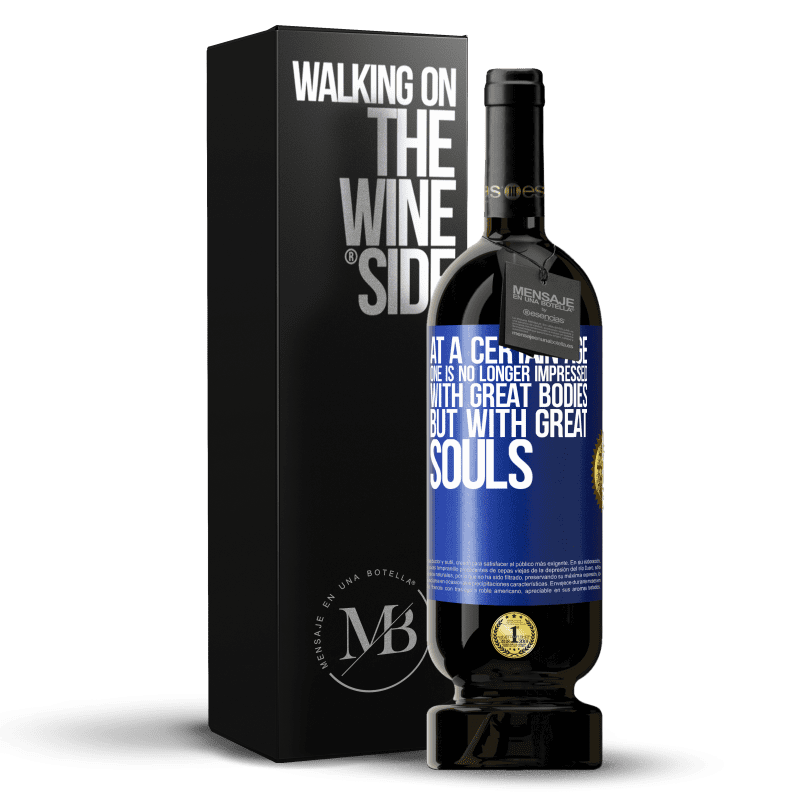 49,95 € Free Shipping | Red Wine Premium Edition MBS® Reserve At a certain age one is no longer impressed with great bodies, but with great souls Blue Label. Customizable label Reserve 12 Months Harvest 2014 Tempranillo