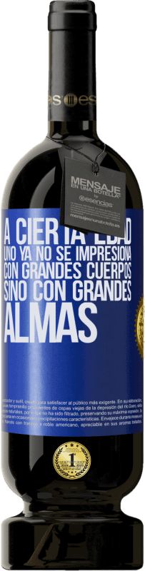 49,95 € | Vino Tinto Edición Premium MBS® Reserva A cierta edad uno ya no se impresiona con grandes cuerpos, sino con grandes almas Etiqueta Azul. Etiqueta personalizable Reserva 12 Meses Cosecha 2016 Tempranillo