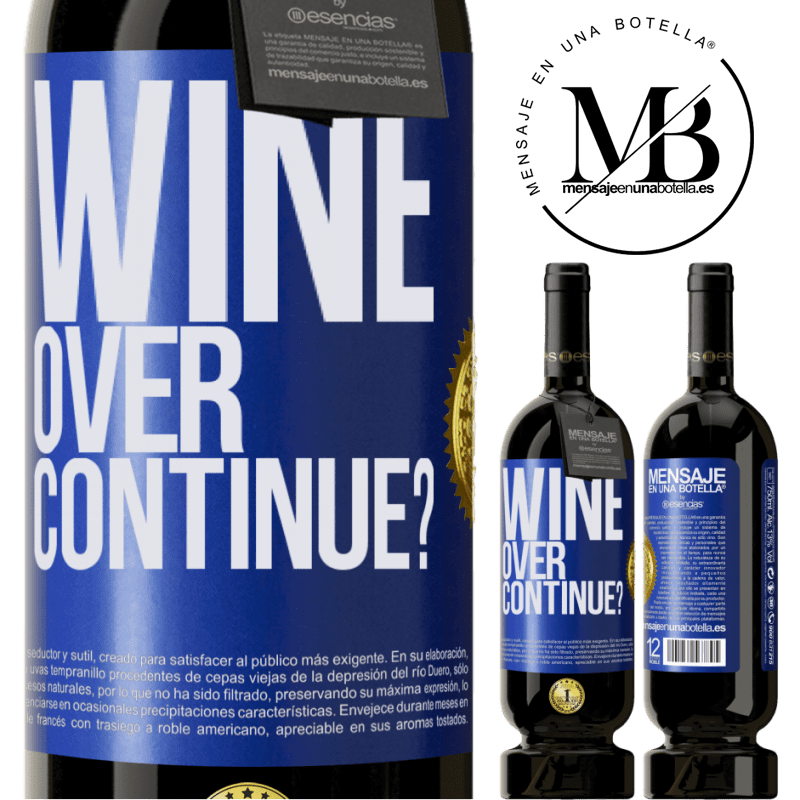 39,95 € Envío gratis | Vino Tinto Edición Premium MBS® Reserva Wine over. Continue? Etiqueta Azul. Etiqueta personalizable Reserva 12 Meses Cosecha 2015 Tempranillo