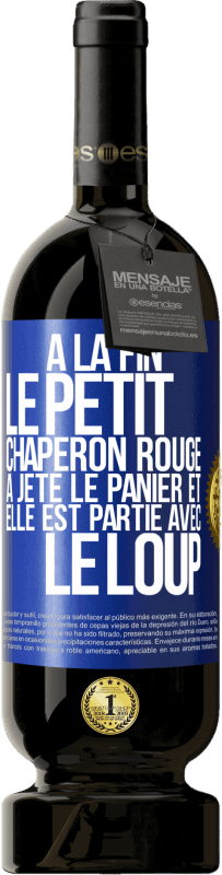 49,95 € | Vin rouge Édition Premium MBS® Réserve À la fin le petit chaperon rouge a jeté le panier et elle est partie avec le loup Étiquette Bleue. Étiquette personnalisable Réserve 12 Mois Récolte 2015 Tempranillo