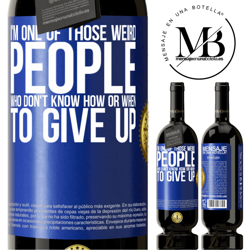29,95 € Free Shipping | Red Wine Premium Edition MBS® Reserva I'm one of those weird people who don't know how or when to give up Blue Label. Customizable label Reserva 12 Months Harvest 2014 Tempranillo