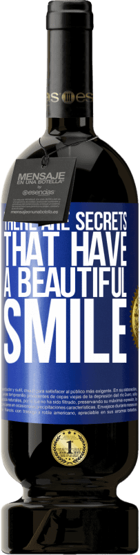49,95 € | 赤ワイン プレミアム版 MBS® 予約する 美しい笑顔の秘密があります 青いタグ. カスタマイズ可能なラベル 予約する 12 月 収穫 2014 Tempranillo