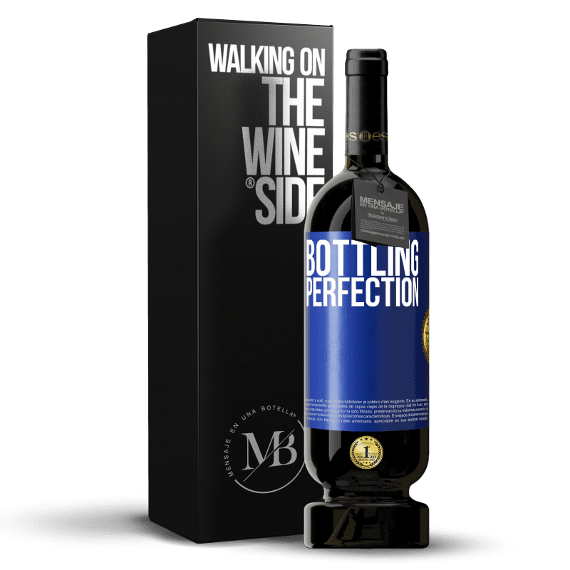 49,95 € Free Shipping | Red Wine Premium Edition MBS® Reserve Bottling perfection Blue Label. Customizable label Reserve 12 Months Harvest 2014 Tempranillo