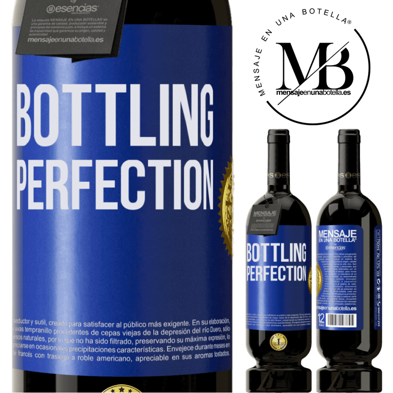 49,95 € Kostenloser Versand | Rotwein Premium Ausgabe MBS® Reserve Bottling perfection Blaue Markierung. Anpassbares Etikett Reserve 12 Monate Ernte 2015 Tempranillo