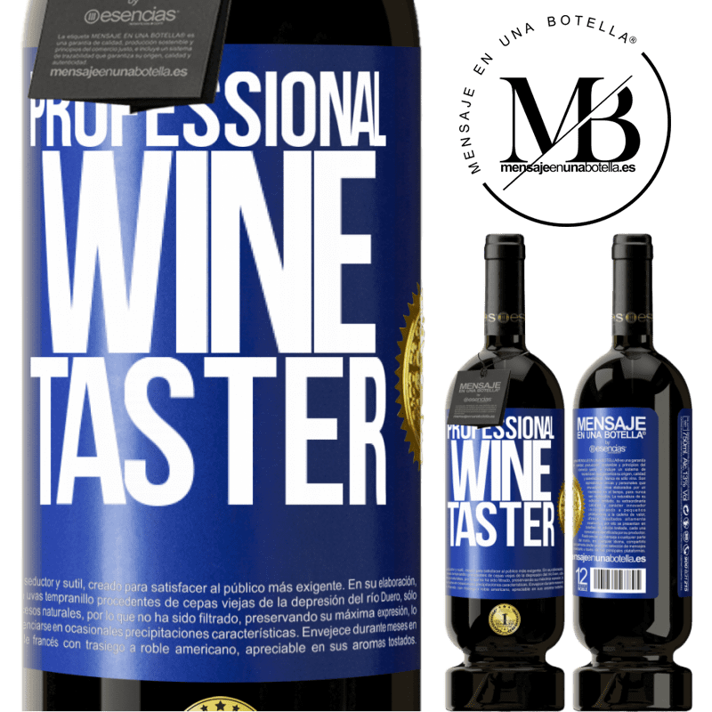 29,95 € Free Shipping | Red Wine Premium Edition MBS® Reserva Professional wine taster Blue Label. Customizable label Reserva 12 Months Harvest 2014 Tempranillo