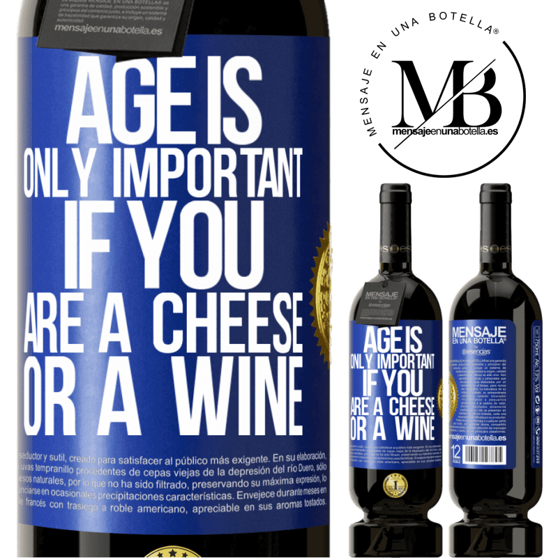 49,95 € Free Shipping | Red Wine Premium Edition MBS® Reserve Age is only important if you are a cheese or a wine Blue Label. Customizable label Reserve 12 Months Harvest 2014 Tempranillo