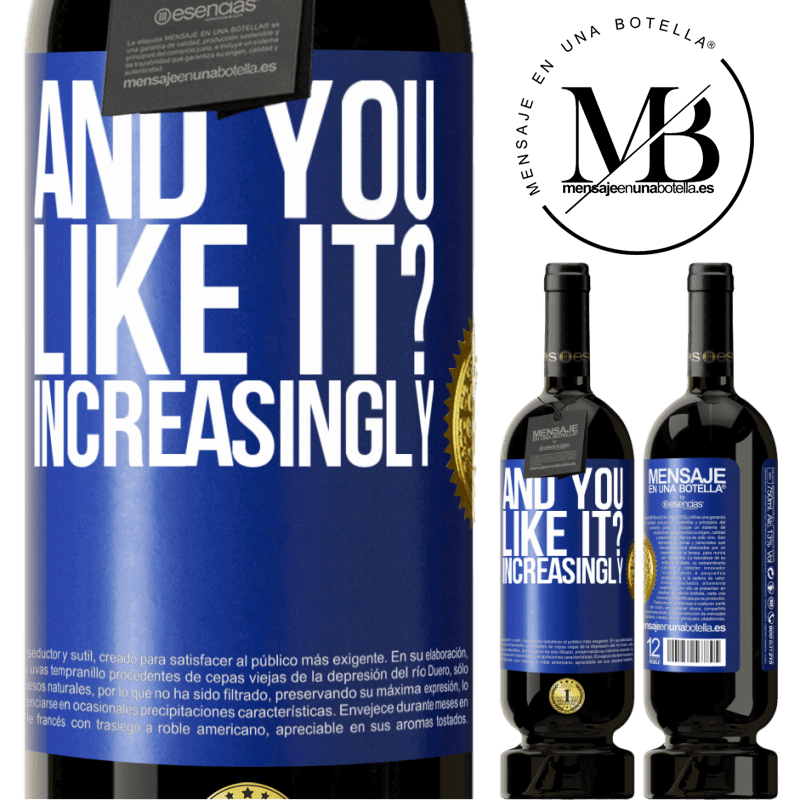 29,95 € Free Shipping | Red Wine Premium Edition MBS® Reserva and you like it? Increasingly Blue Label. Customizable label Reserva 12 Months Harvest 2014 Tempranillo