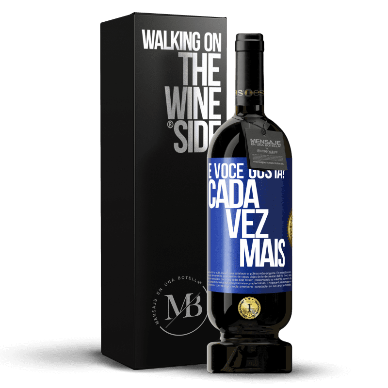 49,95 € Envio grátis | Vinho tinto Edição Premium MBS® Reserva e você gosta? Cada vez mais Etiqueta Azul. Etiqueta personalizável Reserva 12 Meses Colheita 2015 Tempranillo