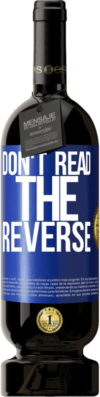 «Don't read the reverse» Premium Edition MBS® Reserve