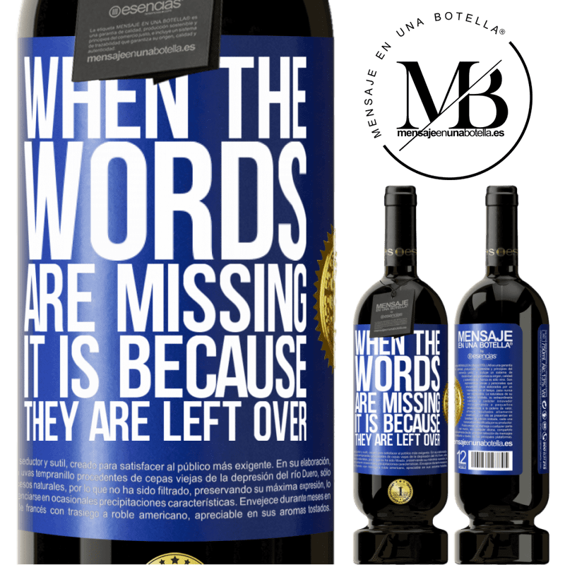 49,95 € Free Shipping | Red Wine Premium Edition MBS® Reserve When the words are missing, it is because they are left over Blue Label. Customizable label Reserve 12 Months Harvest 2014 Tempranillo