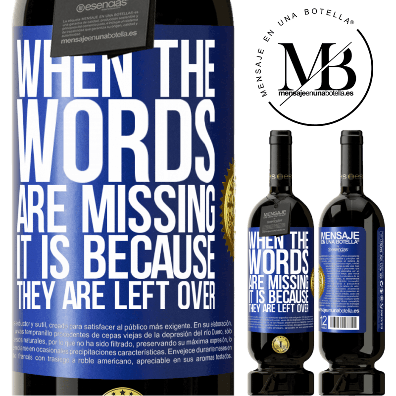 49,95 € Free Shipping | Red Wine Premium Edition MBS® Reserve When the words are missing, it is because they are left over Blue Label. Customizable label Reserve 12 Months Harvest 2016 Tempranillo