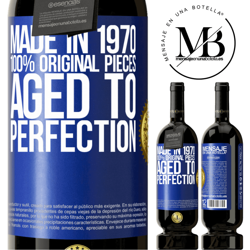 29,95 € Free Shipping | Red Wine Premium Edition MBS® Reserva Made in 1970, 100% original pieces. Aged to perfection Blue Label. Customizable label Reserva 12 Months Harvest 2014 Tempranillo