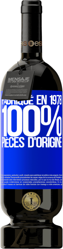 49,95 € | Vin rouge Édition Premium MBS® Réserve Fabriqué en 1978. 100% pièces d'origine Étiquette Bleue. Étiquette personnalisable Réserve 12 Mois Récolte 2014 Tempranillo