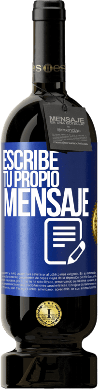 49,95 € | Vino Tinto Edición Premium MBS® Reserva Escribe tu propio mensaje Etiqueta Azul. Etiqueta personalizable Reserva 12 Meses Cosecha 2014 Tempranillo
