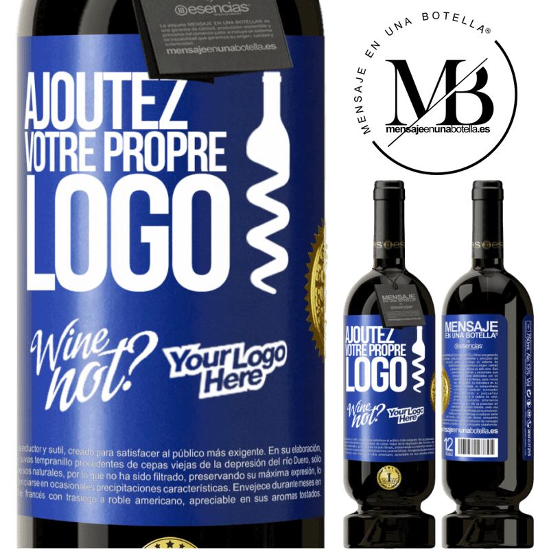 49,95 € Envoi gratuit | Vin rouge Édition Premium MBS® Réserve Ajoutez votre propre logo Étiquette Bleue. Étiquette personnalisable Réserve 12 Mois Récolte 2015 Tempranillo