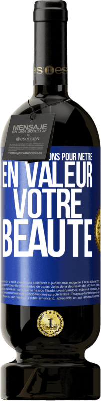 49,95 € | Vin rouge Édition Premium MBS® Réserve Ici, nous travaillons pour mettre en valeur votre beauté Étiquette Bleue. Étiquette personnalisable Réserve 12 Mois Récolte 2014 Tempranillo