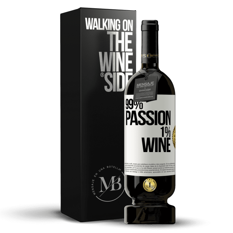 49,95 € 免费送货 | 红酒 高级版 MBS® 预订 99% passion, 1% wine 白标. 可自定义的标签 预订 12 个月 收成 2016 Tempranillo