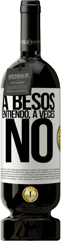 Kostenloser Versand | Rotwein Premium Ausgabe MBS® Reserve A besos entiendo, a veces no Weißes Etikett. Anpassbares Etikett Reserve 12 Monate Ernte 2016 Tempranillo