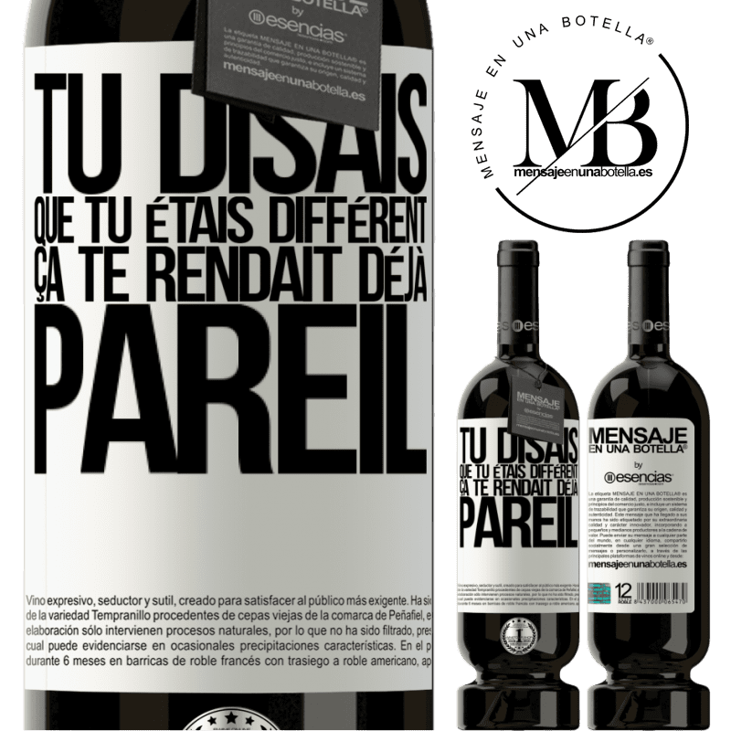 «Tu disais que tu étais différent, tu deviens comme tous les autres» Édition Premium MBS® Réserve