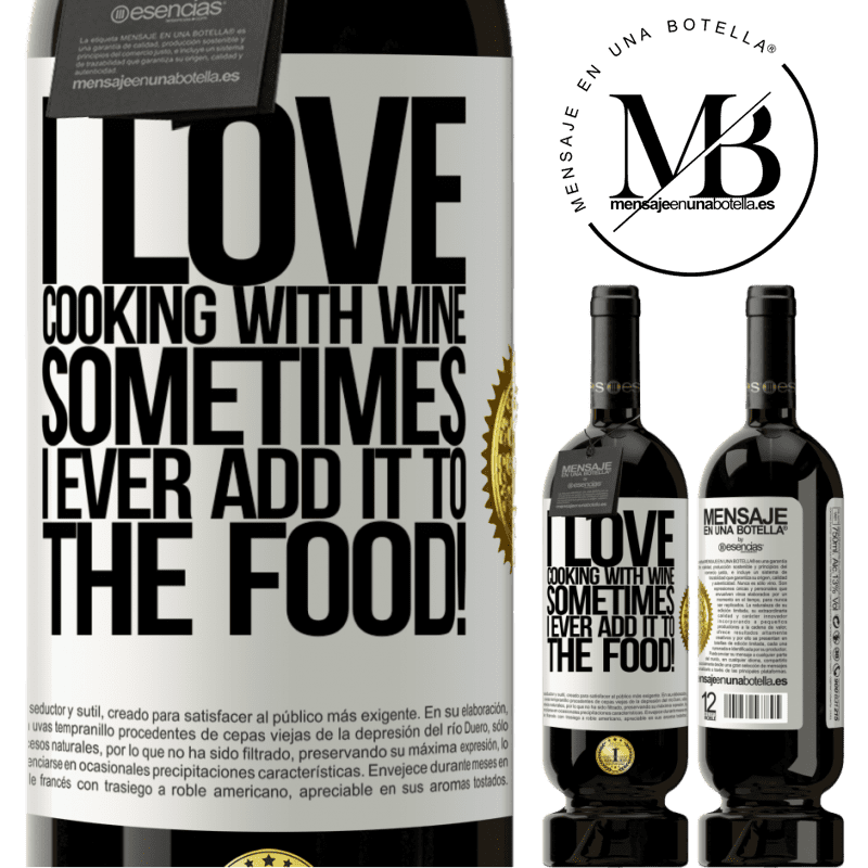 29,95 € Free Shipping | Red Wine Premium Edition MBS® Reserva I love cooking with wine. Sometimes I ever add it to the food! White Label. Customizable label Reserva 12 Months Harvest 2014 Tempranillo