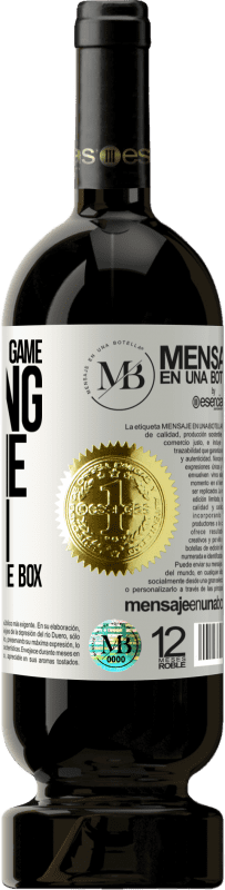 «At the end of the game, the king and the pawn return to the same box» Premium Edition MBS® Reserve