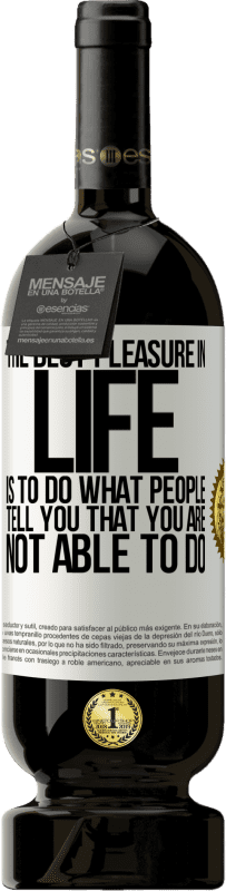 «Самое приятное в жизни - это делать то, что люди говорят тебе, что ты не способен делать» Premium Edition MBS® Бронировать