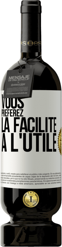 49,95 € | Vin rouge Édition Premium MBS® Réserve Vous préférez la facilité à l'utile Étiquette Blanche. Étiquette personnalisable Réserve 12 Mois Récolte 2015 Tempranillo