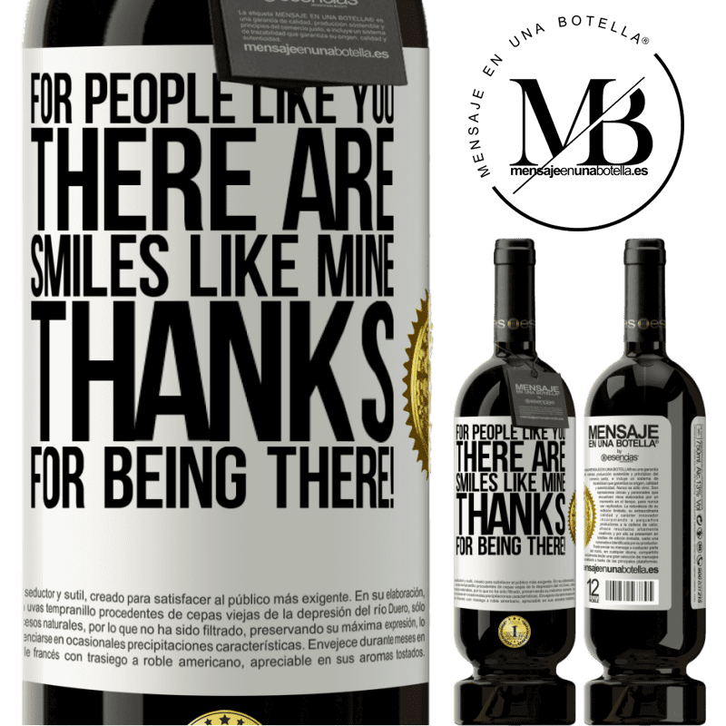 29,95 € Free Shipping | Red Wine Premium Edition MBS® Reserva For people like you there are smiles like mine. Thanks for being there! White Label. Customizable label Reserva 12 Months Harvest 2014 Tempranillo