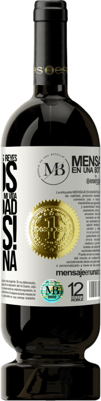 «Este año te he pedido a los reyes. Carlos, eres el verdadero regalo de mi vida. Feliz navidad juntos. Fdo.: Susana» Edición Premium MBS® Reserva
