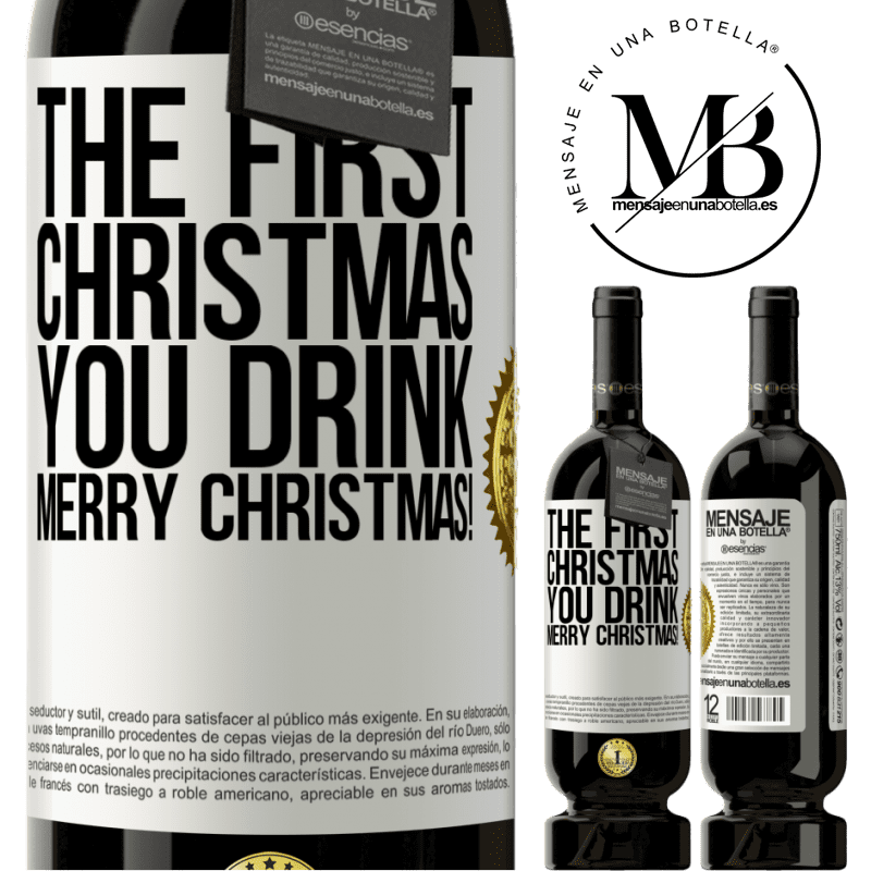 29,95 € Free Shipping | Red Wine Premium Edition MBS® Reserva The first Christmas you drink. Merry Christmas! White Label. Customizable label Reserva 12 Months Harvest 2014 Tempranillo