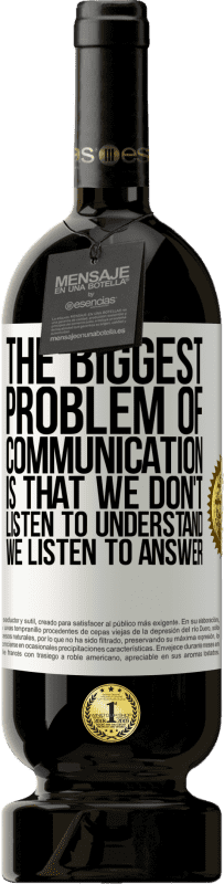 «Самая большая проблема общения в том, что мы не слушаем, чтобы понять, мы слушаем, чтобы ответить» Premium Edition MBS® Бронировать