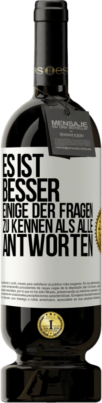 «Es ist besser, einige der Fragen zu kennen als alle Antworten» Premium Ausgabe MBS® Reserve