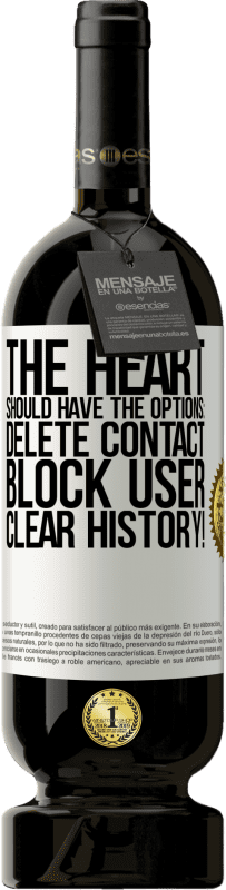 «The heart should have the options: Delete contact, Block user, Clear history!» Premium Edition MBS® Reserve