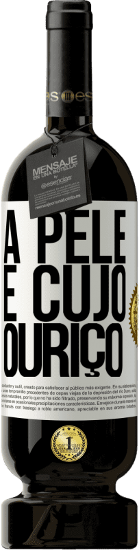 49,95 € | Vinho tinto Edição Premium MBS® Reserva A pele é cujo ouriço Etiqueta Branca. Etiqueta personalizável Reserva 12 Meses Colheita 2016 Tempranillo