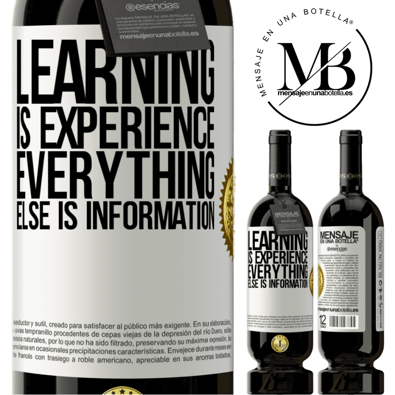 29,95 € Free Shipping | Red Wine Premium Edition MBS® Reserva Learning is experience. Everything else is information White Label. Customizable label Reserva 12 Months Harvest 2014 Tempranillo