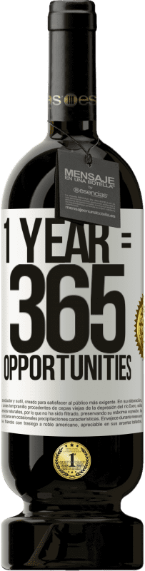 49,95 € Kostenloser Versand | Rotwein Premium Ausgabe MBS® Reserve 1 year 365 opportunities Weißes Etikett. Anpassbares Etikett Reserve 12 Monate Ernte 2015 Tempranillo